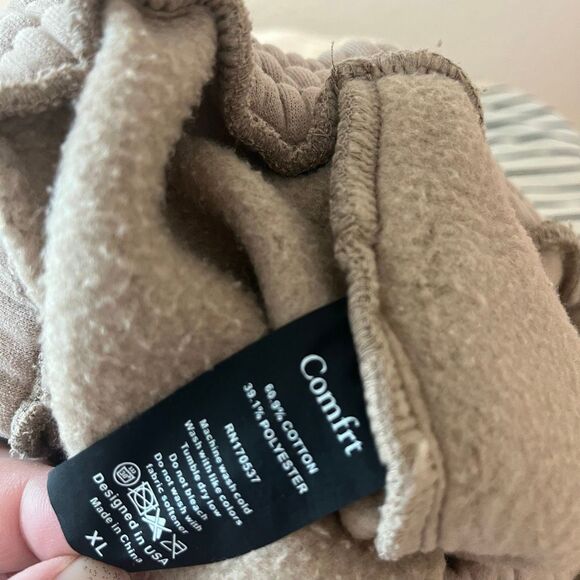 Comfrt Caribou Brown Activewear Athletic Jogger Sweatpants Women's Size XL - Picture 7 of 7